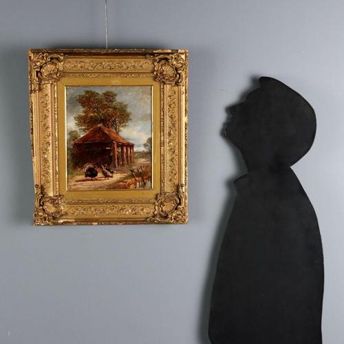 Oil on canvas. Signed and dated lower left. The English painter Burt made a name for himself with landscapes and views,...