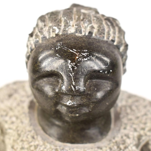 Stone Early 20th Century Shona Stone Woman Sculpture In The Style of Colleen For Sale - Image 7 of 7