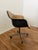 Mid-Century Modern Eames for Herman Miller Mid-Century Mustard Padded Fiberglass Swivel Office Chair For Sale - Image 3 of 12