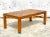 Late 20th Century Vintage Coastal Split Bamboo Coffee Table For Sale - Image 10 of 10
