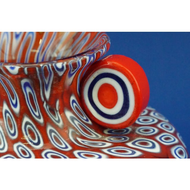 Vintage Red Murano Glass Vase by Ercole Barovier-Toso, 1950 For Sale - Image 14 of 18