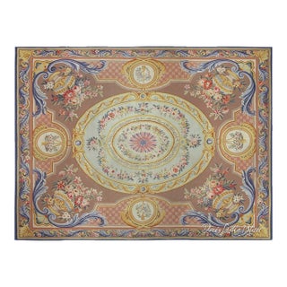 Exquisite 19th Century French Aubusson Rug For Sale