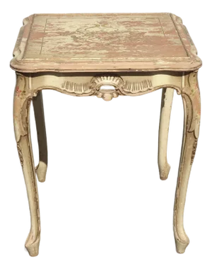 Vintage Rustic French Provincial End Table - Side Table