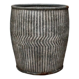 Vintage Galvanised Dolly Tub, 1940 For Sale