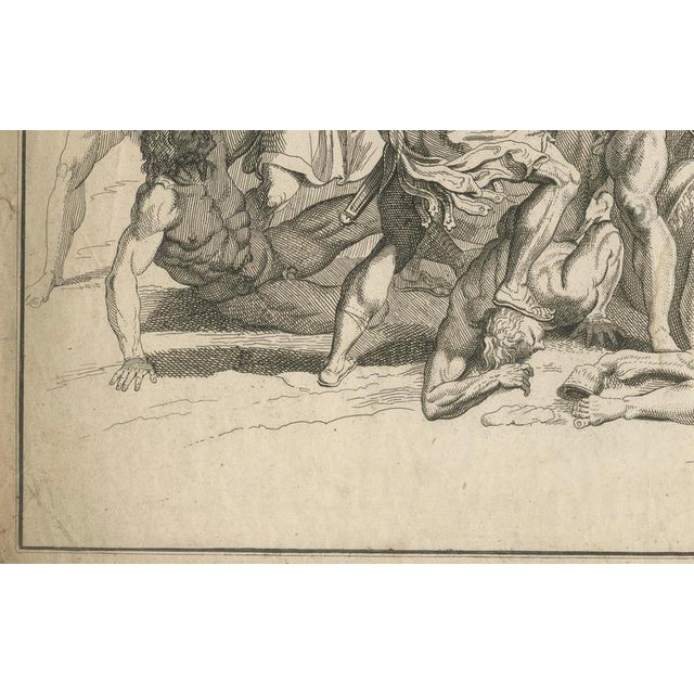Early 19th Century Heroic Roman Battle Scene, 1804, Paper For Sale - Image 5 of 9