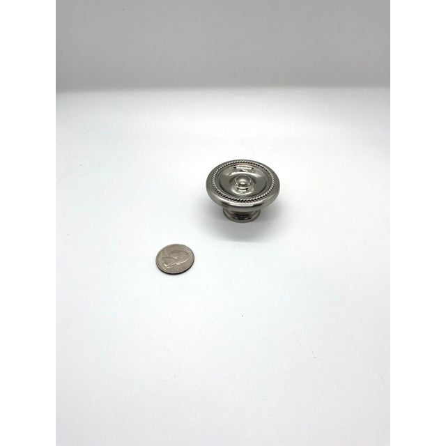 Contemporary Hickory Chair Classical Knob Polished Nickel For Sale - Image 3 of 4