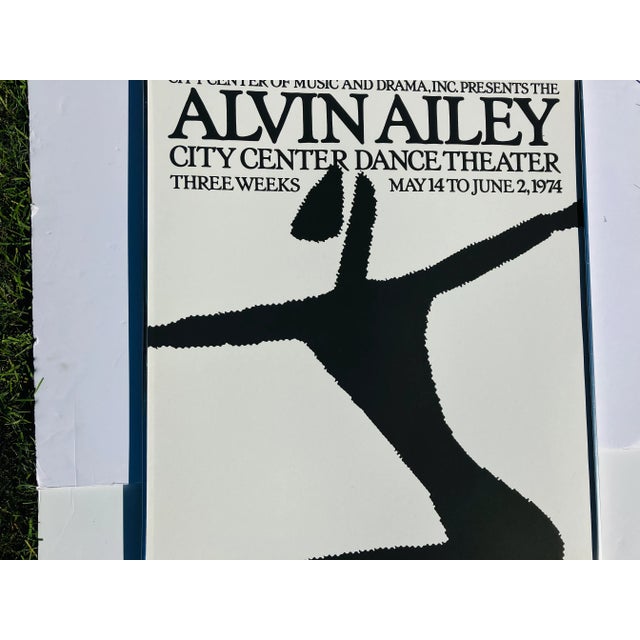 1974 Alvin Alley Dance Poster For Sale - Image 4 of 5