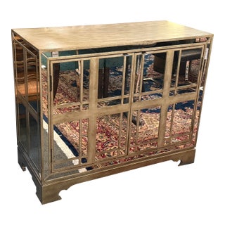Hooker Furniture Melange Mirrored Gold Sideboard For Sale
