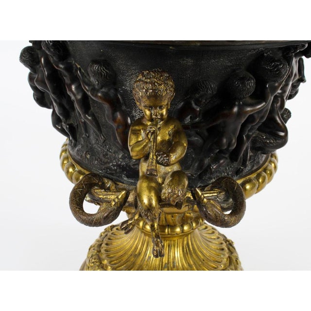 French Grand Tour Bronze & Ormolu Jardiniere, 19th Century For Sale - Image 17 of 18