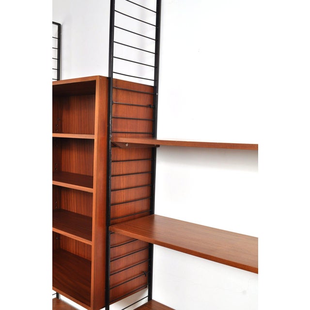 Vintage Wall System with Bookcase by Combineurop, 1960s For Sale - Image 12 of 13