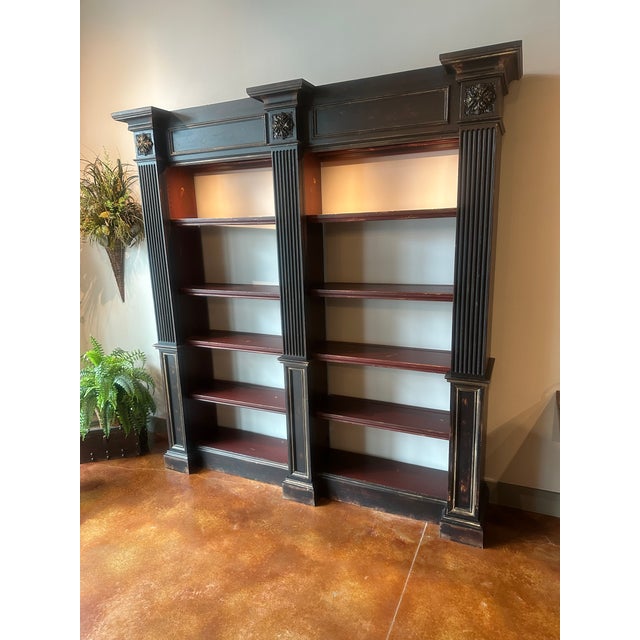 Habersham Double Wall Bookcase For Sale In Savannah - Image 6 of 8