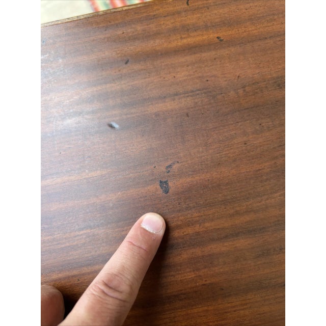 Antique Mahogany Federal Hepplewhite Drop-Leaf Pembroke Table, Pennsylvania 1800 For Sale - Image 11 of 12