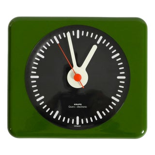 Space Age Wall Clock by Krups, 1970s For Sale