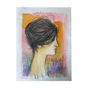 Leo Guide, Portraits, 1970s, Original Drawing