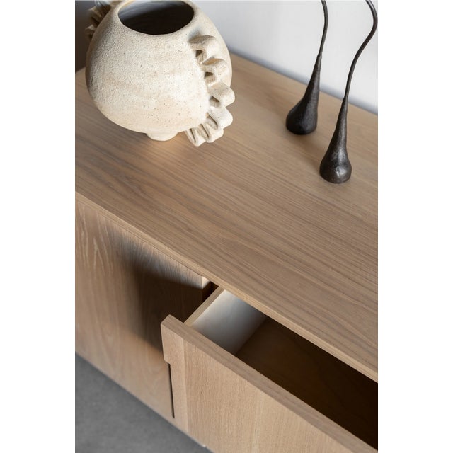 Chestnut Croft House Milo Solid Oak Sideboard For Sale - Image 8 of 8