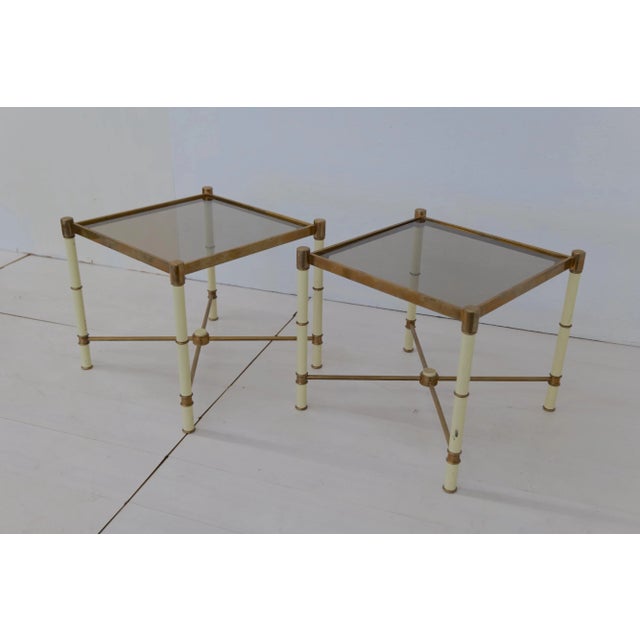 Pair of 1980s Modern Side Table For Sale - Image 4 of 9