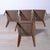 Louis XVI Chairs in Walnut, Italy, 1950s, Set of 4 For Sale - Image 14 of 16