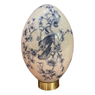 Decorative Crackle Porcelain Egg For Sale