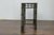 English Midcentury Demilune Table with Ebonized Bamboo Base, White Marble Top For Sale - Image 12 of 12