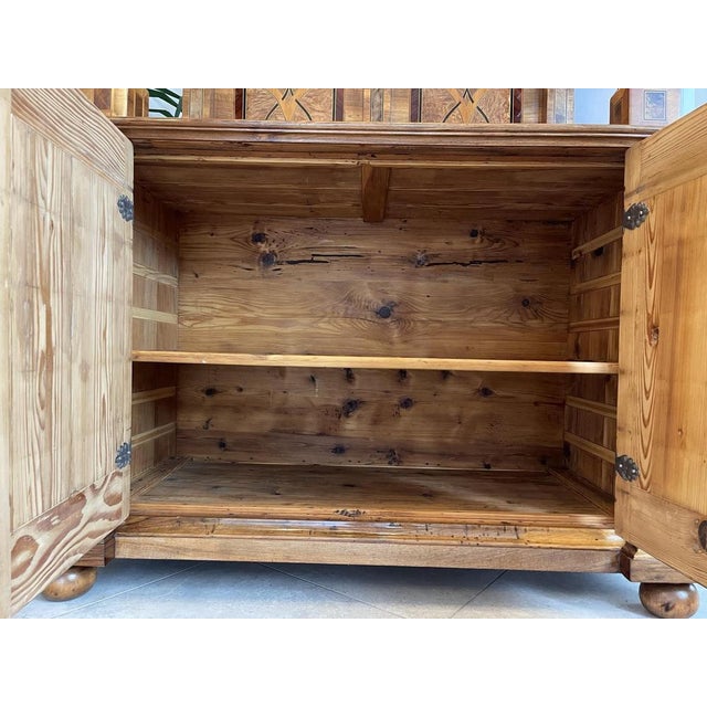 Vintage Baroque Brown Secretary For Sale - Image 11 of 18