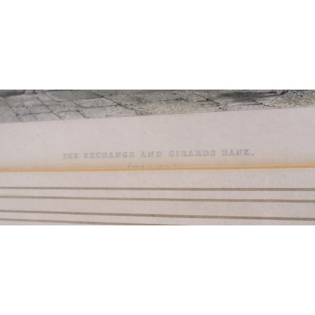 Gold Vintage Pair Philadelphia Colored Engraving Inc Franklin Institute For Sale - Image 8 of 12