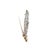 Antique Art Deco 14k Two-Tone Gold Milgrain Filigree 2.75cts Diamond Bar Brooch For Sale - Image 4 of 10