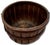 Great Antique American Hand Made Steam Bent Oak Maine Apple Farm Gathering Basket With Excellent Patina For Sale In Boston - Image 6 of 18