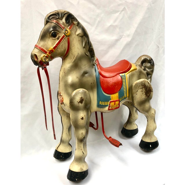 1950s Mobo Bronco English Toy Riding Horse Chairish