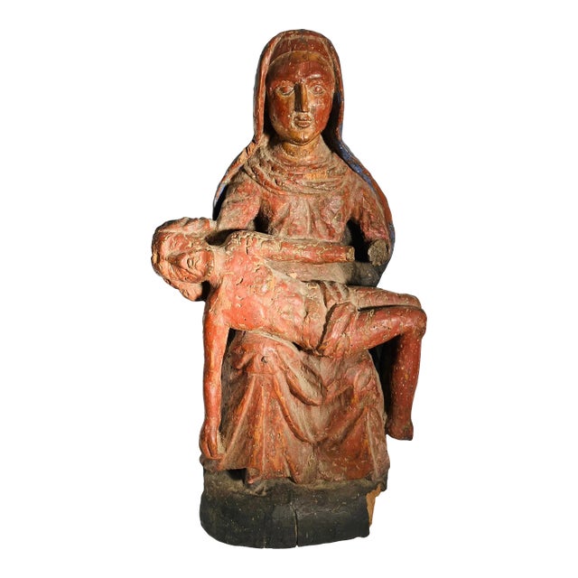 16th Century Pieta Sculpture For Sale