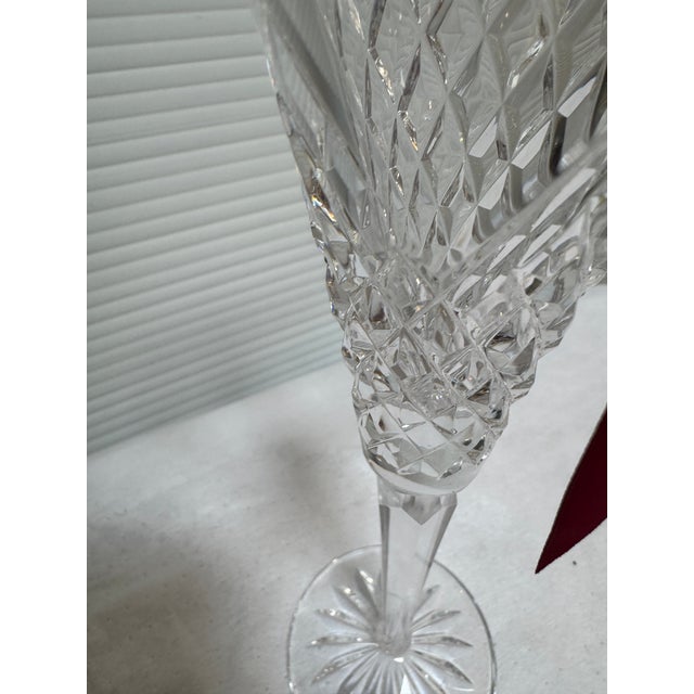 Late 20th Century Waterford Twelve Days of Christmas Partridge Flutes With Boxes, Set of Two For Sale - Image 10 of 12
