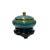 The Chinese Teal Turquoise Metal Cloisonné Blossom Flower Theme Round Box is a captivating piece of artistry that...