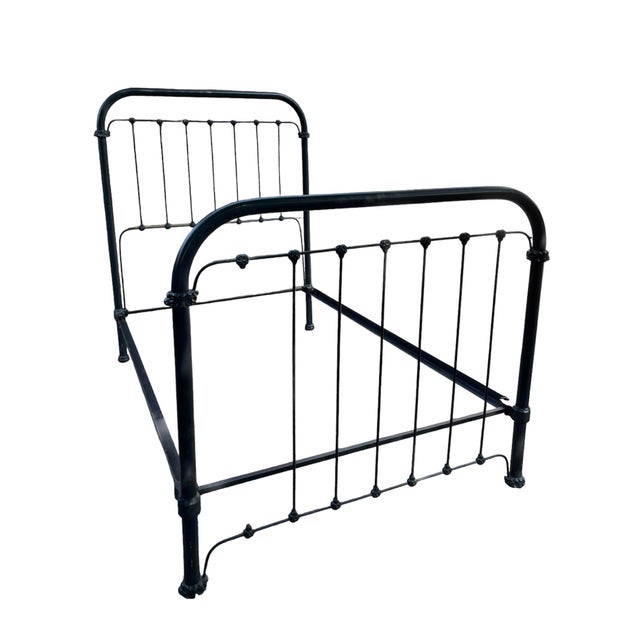 Early 20th Century Antique Iron Full Bed Frame Chairish