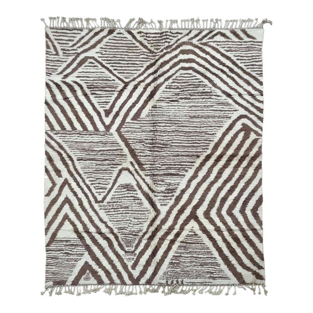 Contemporary Moroccan Rug - 9.8 X 8 Ft For Sale
