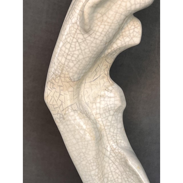 Beige Art Deco Porcelain Female from Heubach Porzellan, Germany, 1925 For Sale - Image 8 of 11