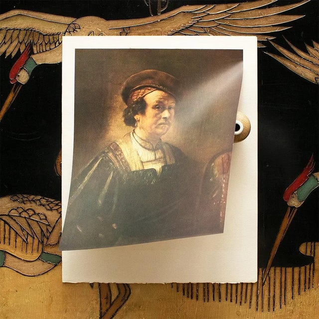 1950s After Rembradt Van Rijn, "Self-Portrait" Full-Color Print For Sale - Image 4 of 10