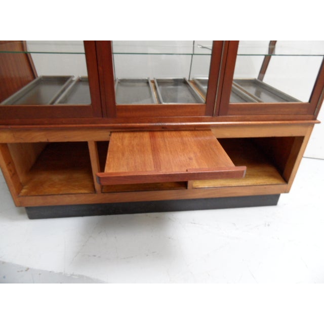 Antique Mahogany Bakery Display Cabinet, 1920s For Sale - Image 18 of 18