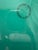 Modern Venini Murano Italian Art Glass Pedestal Bowl in Blue & Turquoise, Signed For Sale - Image 3 of 6