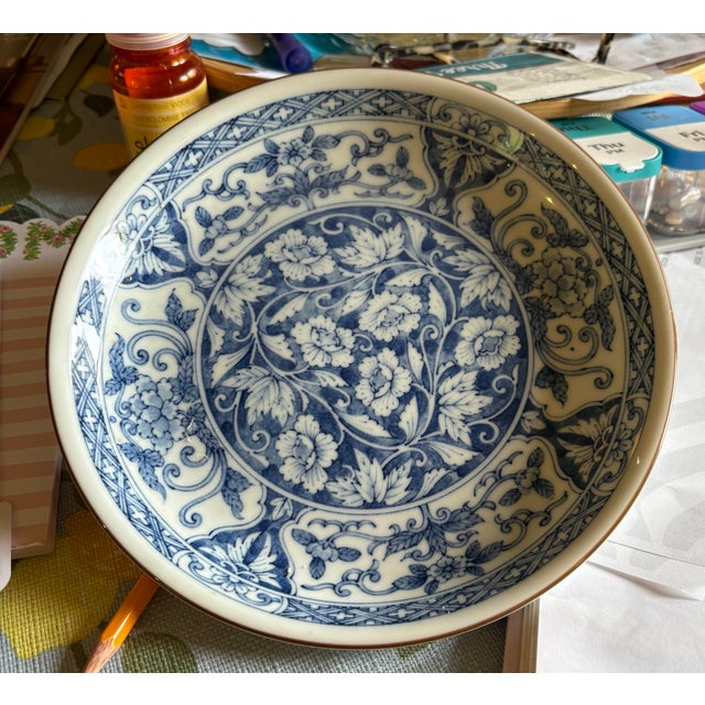Zhang Yao. Hand painted. 1970s. Qing style. Gallery walls. China cabinet. Chinsoirie. 2 8.5” plates. Not suitable for food...