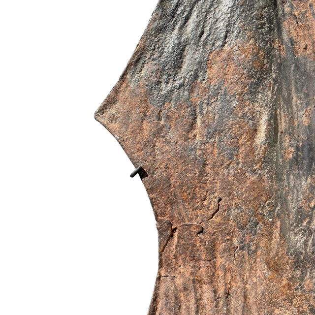 African Wall Mounted Sculptural Iron Currency Forms- a Set of 7 For Sale - Image 9 of 13