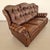 Chesterfield Suzanne Brown Leather Living Room Set, 1970s, Set of 3 For Sale - Image 5 of 16