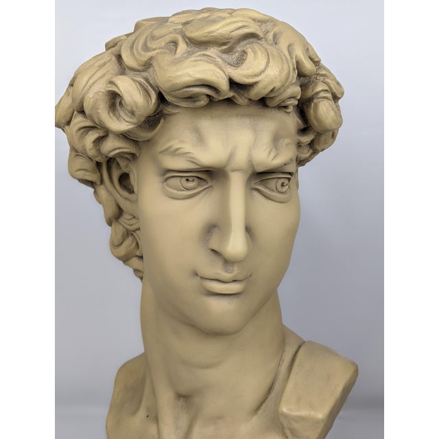 Bring the timeless beauty of Renaissance sculpture into your home with this impressive large-scale bust of Michelangelo's...