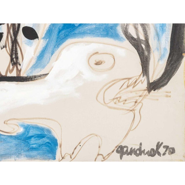 Walter Gaudnek "Study for Madonna With Totem" Oil For Sale In New York - Image 6 of 9