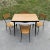 Italian Dining Table & 4 Chairs from Salvarani Depositato, 1950s, Set of 5 For Sale - Image 16 of 16