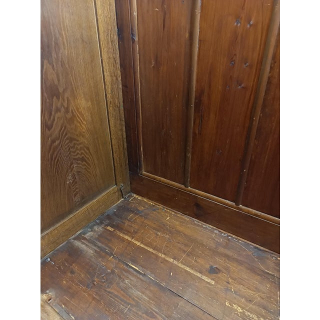 Antique Oak Baroque Armoire Wardrobe, Northern Europe, 1730 For Sale - Image 17 of 18
