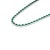 21.78 Carat Green Onyx Bezel-Set Gemstone Tennis Necklace- 925 Sterling Silver Jewelry For Sale - Image 9 of 12