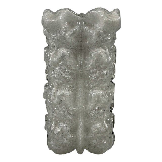 Space Age German Wall Sconce from Glashütte Limburg, 1970s For Sale
