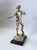 Silver Bronze Sculpture of Soccer Player – 18" For Sale - Image 8 of 12