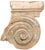 Lovely, ornate terra cotta salvage piece from an elegant 19th century home or office building. A fragment of an Ionic...
