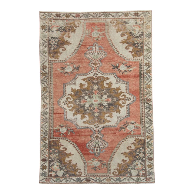 Turkish Vintage Rug 4'9" x 7'3" #17802 For Sale