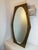 Vintage Painted Wood-Effect Mirror, Italy, 1950s For Sale - Image 4 of 16